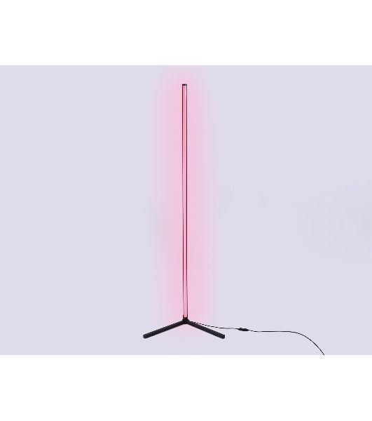 Светильник Ambrella light FL8027 BK черный LED 20W RGB D32*1650 (ПДУ РАДИО 2.4G)