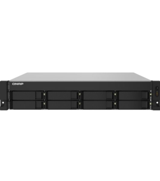 Сетевое хранилище без дисков SMB QNAP TS-832PXU-4G 8-Bay AL324 quad-core 1.7 GHz 2U rackmount NAS, 4Gb DDR4 UDIMM RAM (max 1x16Gb), SATA 6Gb/s, 2x 10GbE SFP+ LAN, 2x2.5 GbE LAN, 1x PCIe Gen2 x2 slot. W/o RAIL-B02
