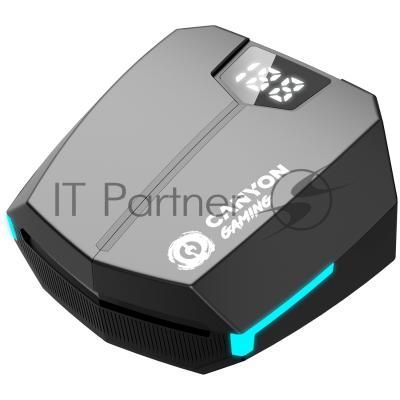 Наушники игровые CANYON headset Doublebee GTWS-2 Gaming черный