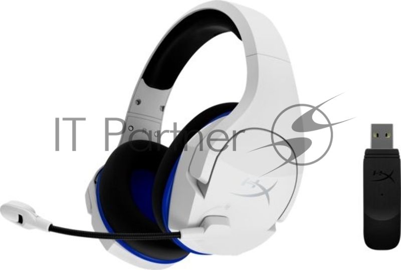 Наушники с микрофоном HyperX Cloud Stinger Core белый/голубой накладные Radio оголовье (4P5J1AA)