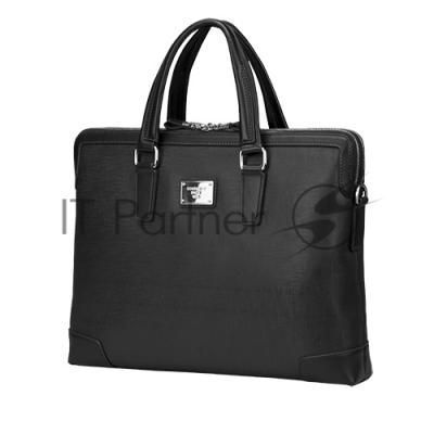 Сумка для ноутбука Continent CM-161 Black до 15.6" (Черный, эко кожа)