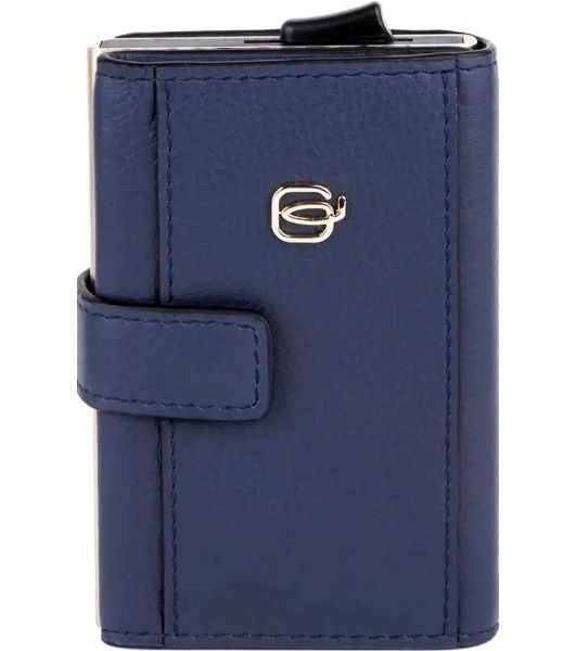 Картхолдер Piquadro Lyra PP5649W92R/BLU4 синий, натуральная кожа