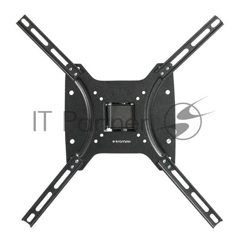 Кронштейн Kromax OPTIMA-402, 15"-55", max 25 кг, настенный, VESA 400x400 мм черный