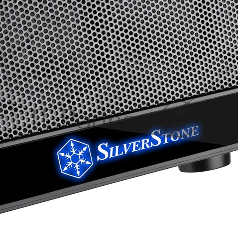 Компьютерный корпус Silverstone SST-PS15B-PRO Precision Mini Tower Micro ATX Computer Case, tempered glass, 2x 120мм ARGb, 1x ARGb Controller, black