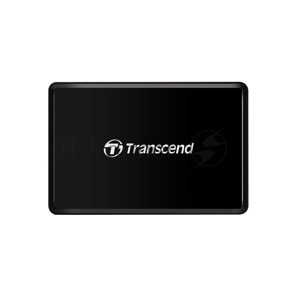 Кард-ридер Transcend RDF8/черный/SDXC,SDHC,microSDXC,microSDHC,CompactFlash,CompactFlash/USB 3.0/пластик