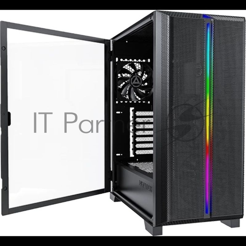 Компьютерный корпус Montech SKY ONE Lite черный без БП ATX 3x120mm 2xUSB3.0 1xUSB3.1 audio bott PSU