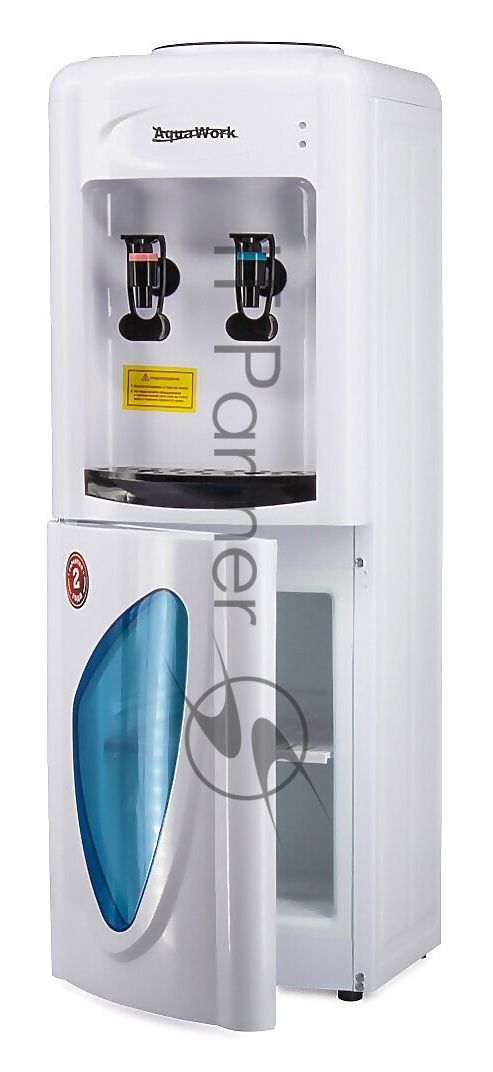 Кулер для воды Aqua Work 0.7LR, верхняя загрузка, нагрев 95 °С, охлаждение 10 °С, белый
