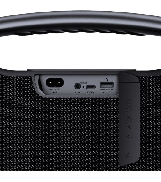 Портативная акустическая система SVEN PS-990, черный, 2.0, 2x90 Вт (RMS), IPx7, TWS, Bluetooth, USB, аккумулятор