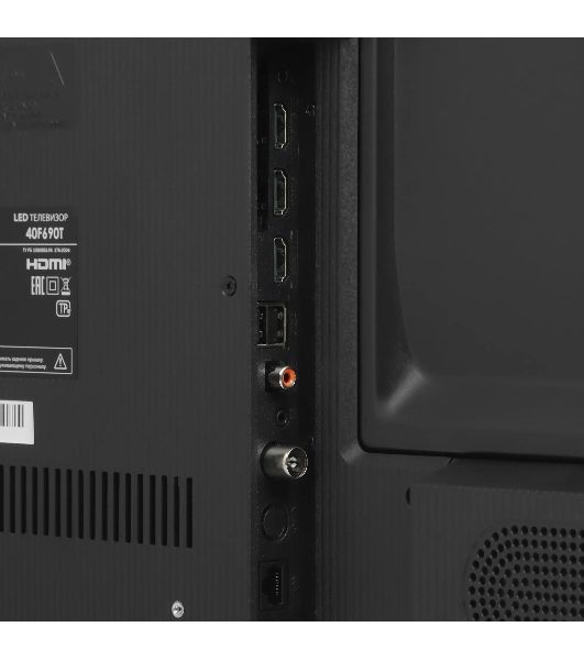 Телевизор LEFF 40" 40F690T черный DLED FHD 60Hz Салют