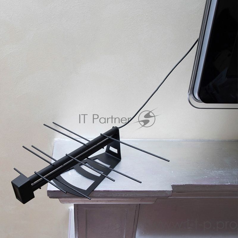 ТВ антенна Rexant комнатная для цифрового телевидения DVB-T2 "Активная", RX-267
