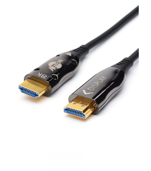 Кабель HDMI 20 м (HIGH speed, Metal gold, Optical) 8K VER 2.1 Кабель HDMI 20 м (HIGH speed, Metal gold, Optical) 8K VER 2.1