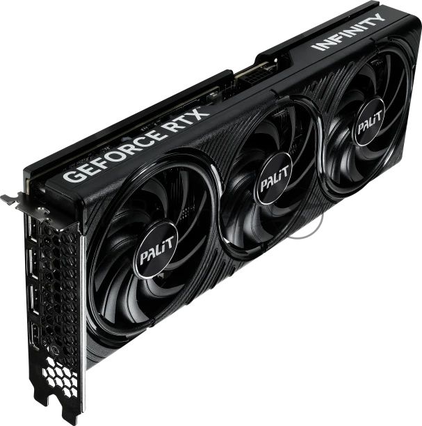 Видеокарта Palit GeForce RTX 5070 INFINITY 3 OC, 12 GB GDDR7, 192 bit, 3xDisplayPort, HDMI, GPU 2325 MHz