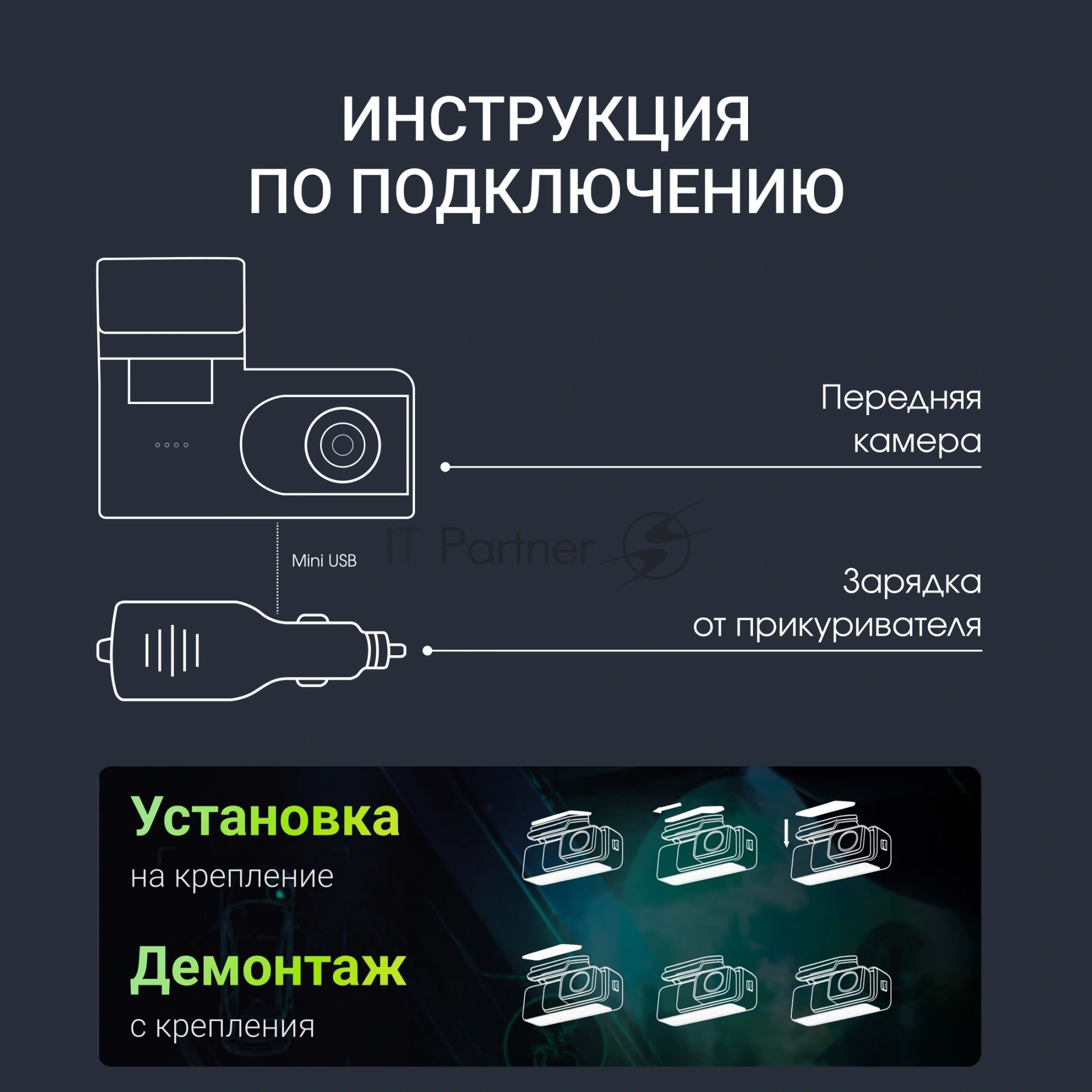 Видеорегистратор Digma FreeDrive 922W черный 2Mpix 1080x1920 170гр. Allwinner