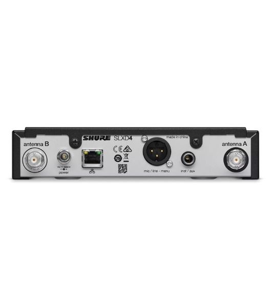 Цифровой приемник SHURE SLXD4E=-H56 одноканальный, частота UHF 518-562 МГц