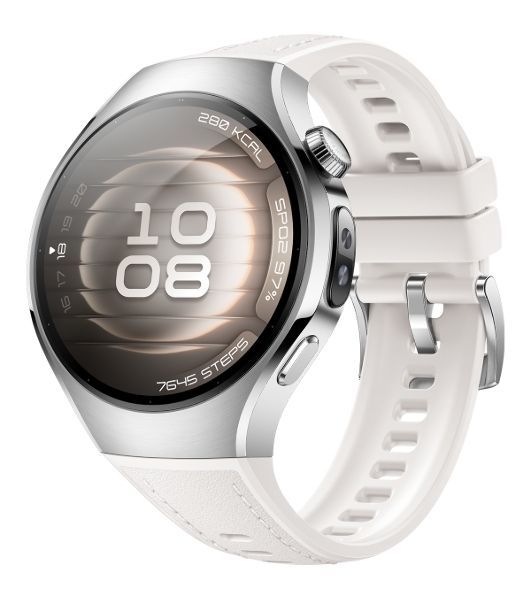 Умные часы Huawei Watch 5 42mm SOC-AL00, 1.5" AMOLED, eSIM, Wi-Fi, Bluetooth 5.2, NFC, WR50, белый