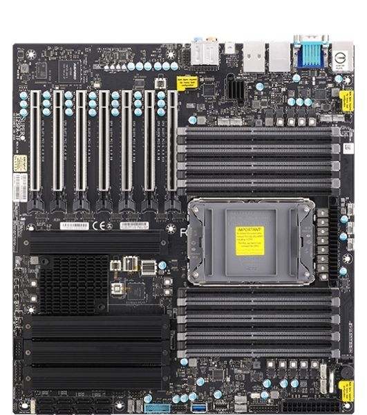 Материнская плата Supermicro X12SPA-TF, LGA4189, Intel C621A, 16xDDR4, 8xSATA, 4xM.2 PCIe 4.0 x4, 7xPCIe 4.0 x16, 1xVGA, 1x 10GbE LAN, 1x 1GbE LAN, 2xUSB 3.2 Gen2, 4xUSB 3.2 Gen1, 1xCOM, 7.1, E-ATX