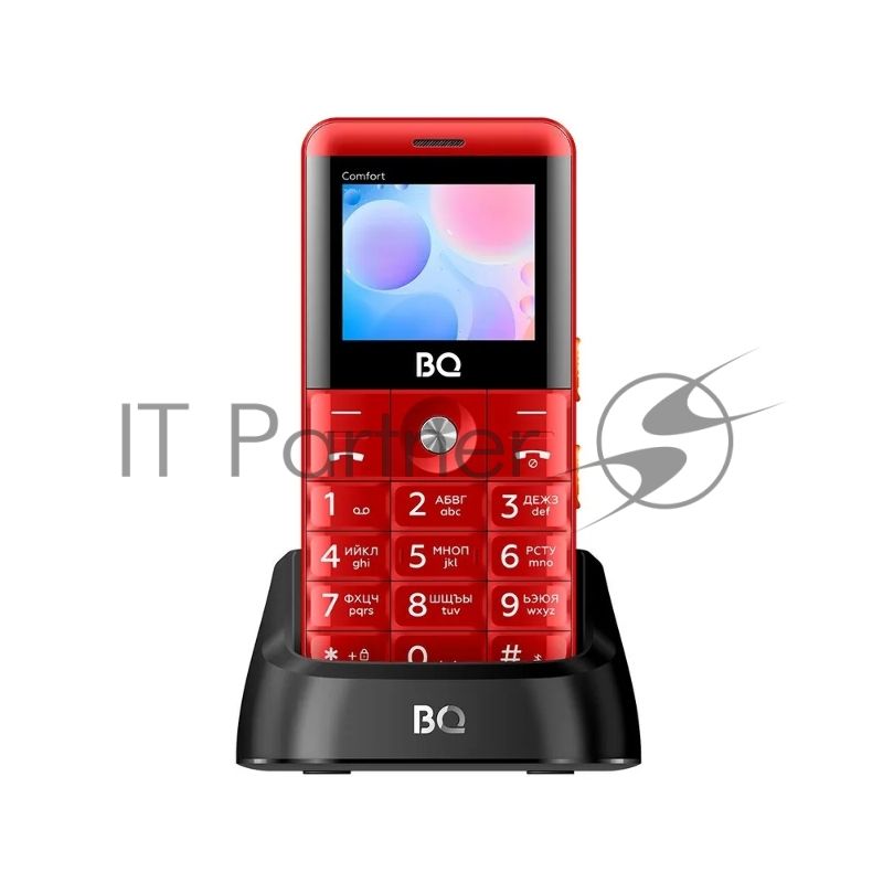 Мобильный телефон BQ 2006 Comfort красный/черный