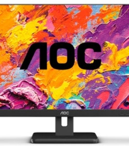 Монитор 27" AOC 27E3QAF IPS 1920x1080, 75 Гц, 4 мс, 16:9, 300 кд/м², HDMI 1.4, DP, VGA, 3.5 Jack, динамики (2x2 Вт), черный