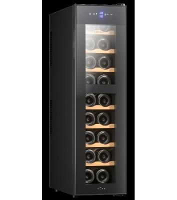 Винный шкаф ZÜGEL ZTWF181DB черный, 49 л, 2 отсека, 18 бут. Винный шкаф ZÜGEL ZTWF181DB черный, 49 л, 2 отсека, 18 бут.