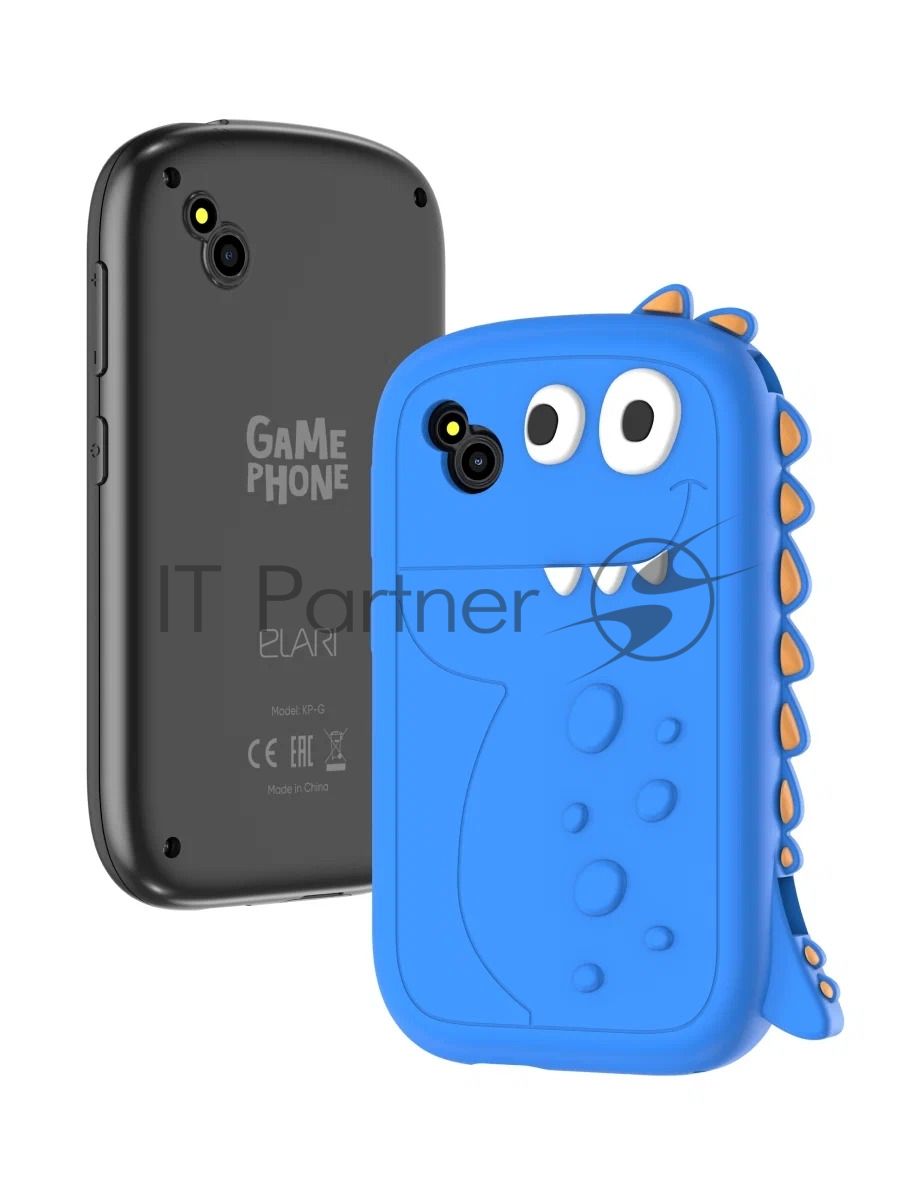 Детский смартфон Elari GamePhone 32Mb, 4Gb, черный/синий