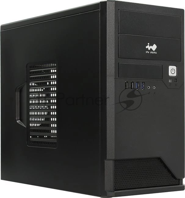 Компьютерный корпус Mini Tower InWin EMR048 черный U2.0*2+U3.0*2+A(HD) mATX (без блока питания)