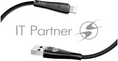Кабель Itel L21s(ICD-L21s) USB (m)-Lightning (m) 1м черный (упак.:1шт)