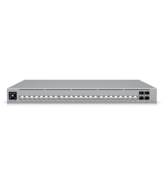 Kоммутатор PoE в стойку Ubiquiti UniFi Switch Pro HD 24 PoE, 22х 2.5G RJ45, 2х 10G RJ45, 4х 10G SFP+, раздача 600 Вт