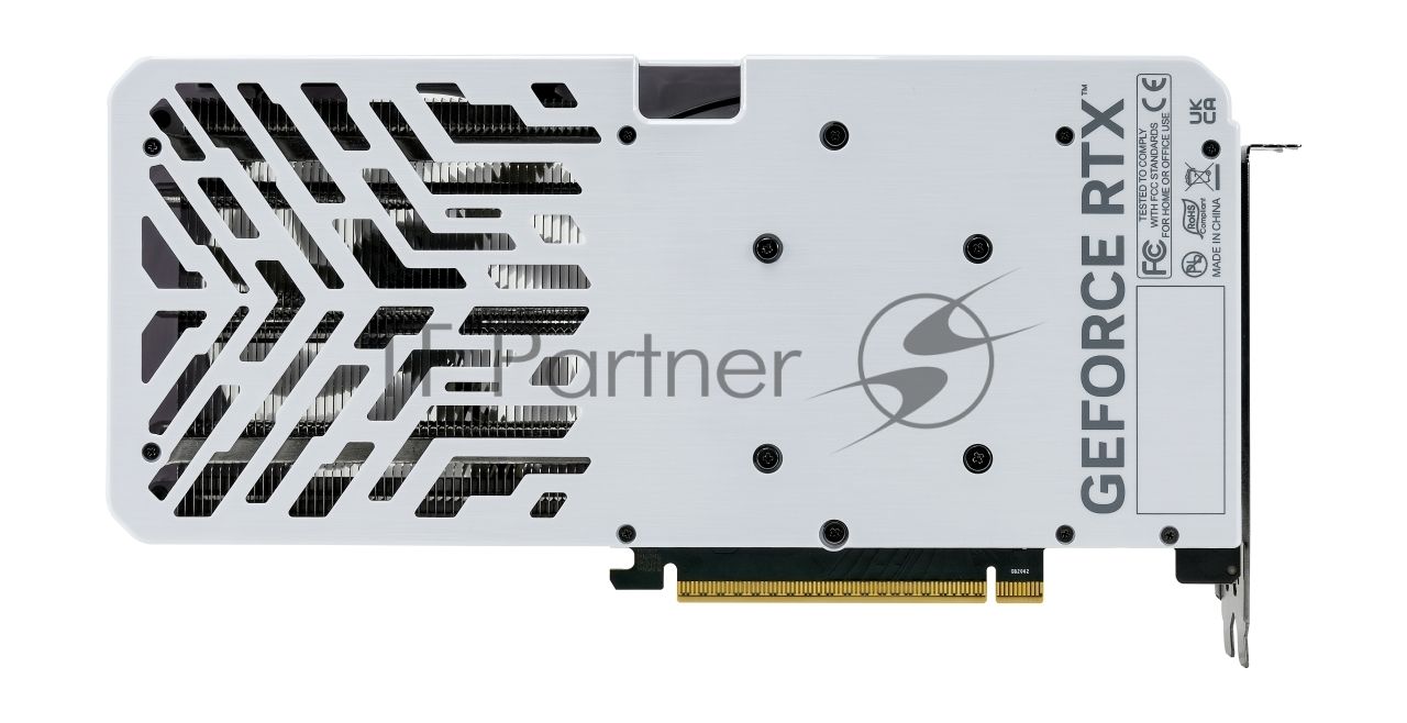 Видеокарта Palit GeForce RTX 5060 Ti WHITE OC, 16 GB GDDR7, 128 bit, 3xDisplayPort, HDMI, GPU 2407 MHz