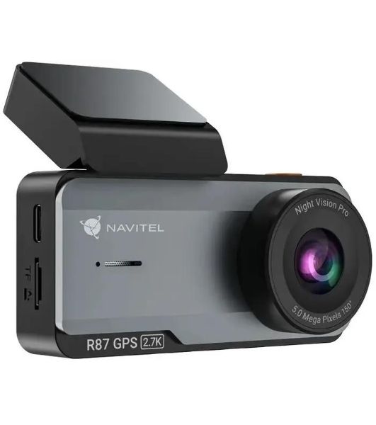 Видеорегистратор Navitel R87 GPS, 2592x1944, 3.7", GPS, Wi-Fi, G-сенсор, GPS-информатор