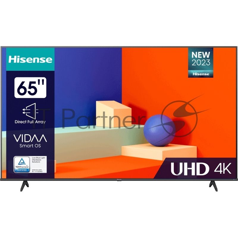 Телевизор Hisense 65" 65A6K черный LED UHD 60Hz Smart