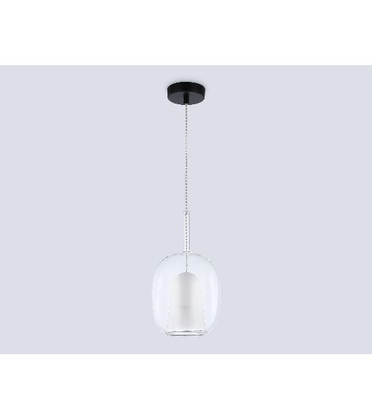 Подвесной светильник Ambrella light LH11121 BK/WH/CL черный/белый/прозрачный E27 max 60W D175*310