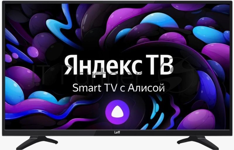 Телевизор LEFF 32" 32H550T черный LED HD 60Hz Smart YandexOS