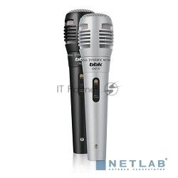 Микрофон проводной BBK CM215 2.5м черный/серебристый
