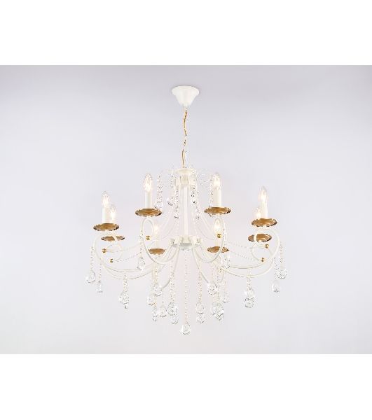 Светильник Ambrella light TR4917/8 WH/GD белый/золото E14/8 max 40W D740*930