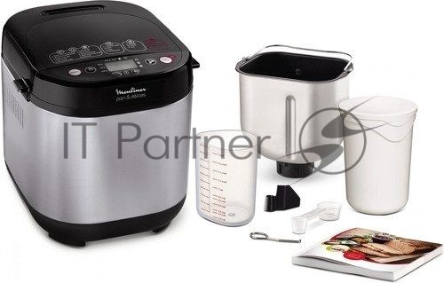 Хлебопечь Moulinex OW240E30 650Вт серебристый/черный