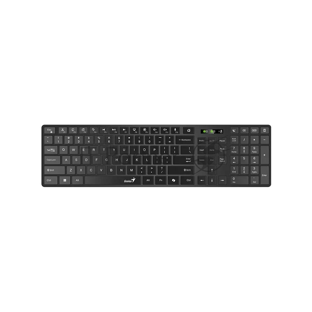 Клавиатура Genius Slimstar 7250BT беспроводная, Bluetooth, радиоканал, черный