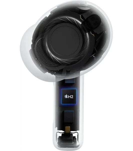 Наушники TWS Apple AirPods Pro 3 (A3063/A3064/A3122) белый, внутриканальные, Bluetooth, активное шумоподавление, до 6 ч