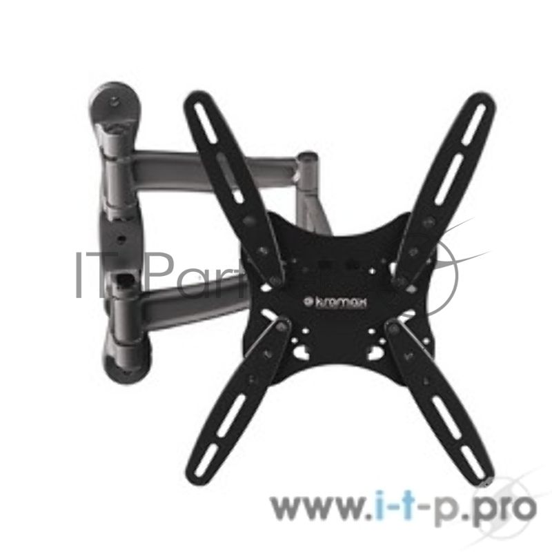 Кронштейн для телевизора Kromax TECHNO-5 серый 15"-55" макс.35кг настенный поворот и наклон