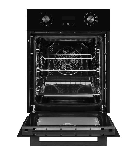 Духовой шкаф электрический Monsher MOE 4592 Noir ширина 45 см, High-Tech, 50 л, гидролизная очистка, 9 режимов, черный