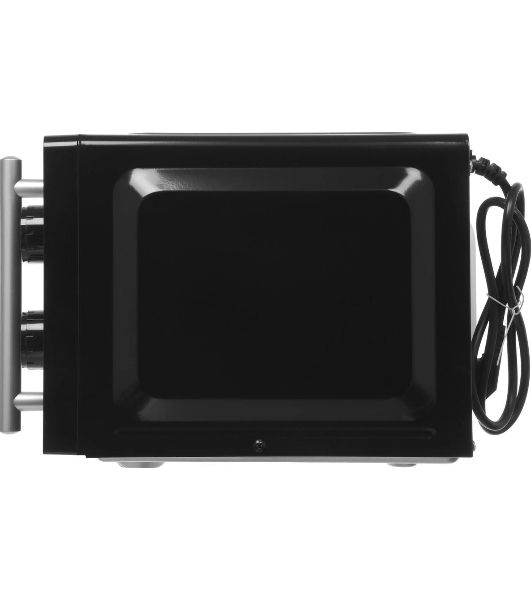 Микроволновая печь WILLZ MOS-1706MB черный, 17 л, 700 Вт, переключатели — поворотный механизм