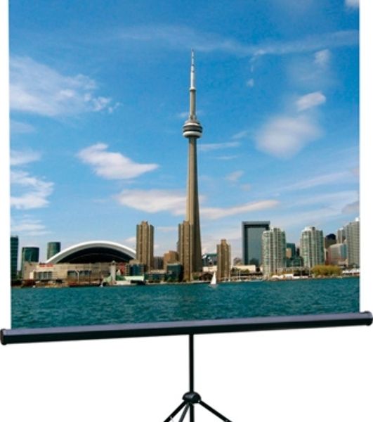 Экраны LUMIEN Lumien Экран на треноге 180x180 см Eco View LEV-100102 1:1 с возможностью настенного крепления