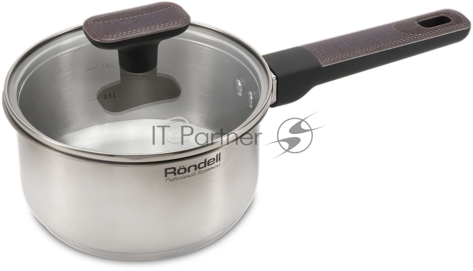 Ковш Rondell Chambray RDS-1954 1.4л. d=16см (с крышкой) стальной