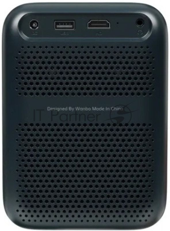 Проектор Wanbo Projector T2 Max синий (LCD, 1920x1080, 450Lm, 1.2:1, 3000:1, Smart TV, Android 9.0, 1+16Gb, HDMI, USB, Wi-Fi, BT)