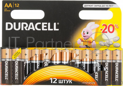 Батарейка DURACELL LR6-12BL BASIC (12 шт. в уп-ке)