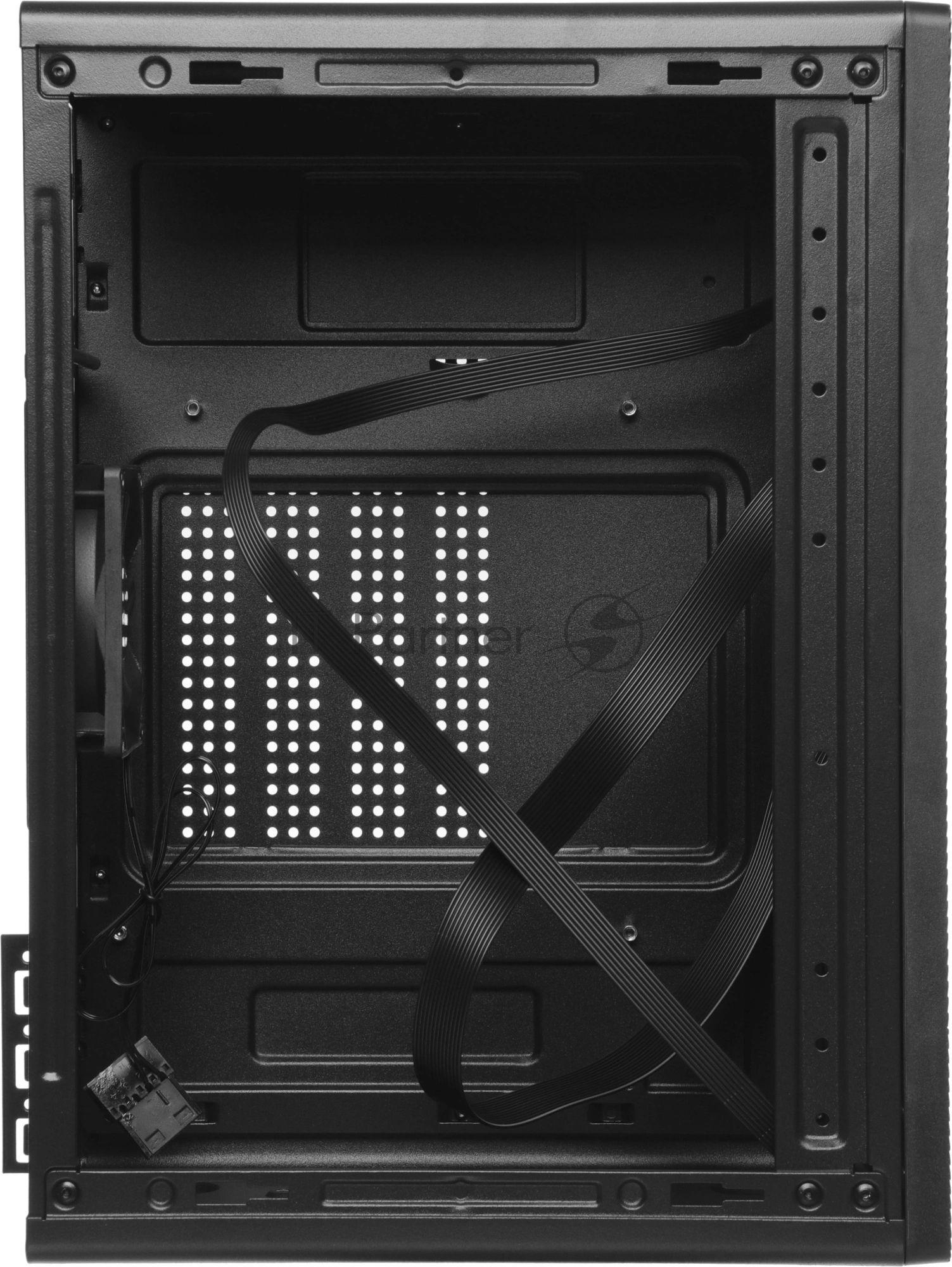Компьютерный корпус Accord Entry ACC-2054B черный без БП mATX 1x80мм 2xUSB 2.0 audio