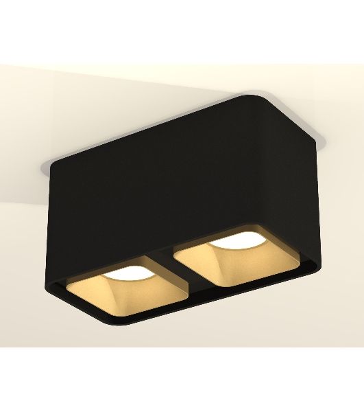 Светильник Ambrella Light XS7851004 SBK/SGD черный песок/золото песок MR16 GU5.3 (C7851, N7704)
