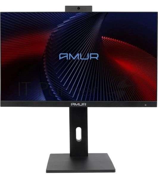 Моноблок Amur Тигр H6I12 23.8" Full HD i3 12100 (3.3) 16Gb SSD512Gb UHDG 730 FreeDOS GbitEth WiFi BT 120W клавиатура мышь Cam черный 1920x1080 (RUS)