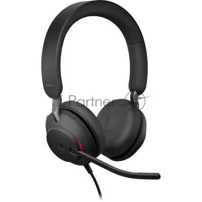 Гарнитура Jabra Evolve2 40 SE чёрный, проводная