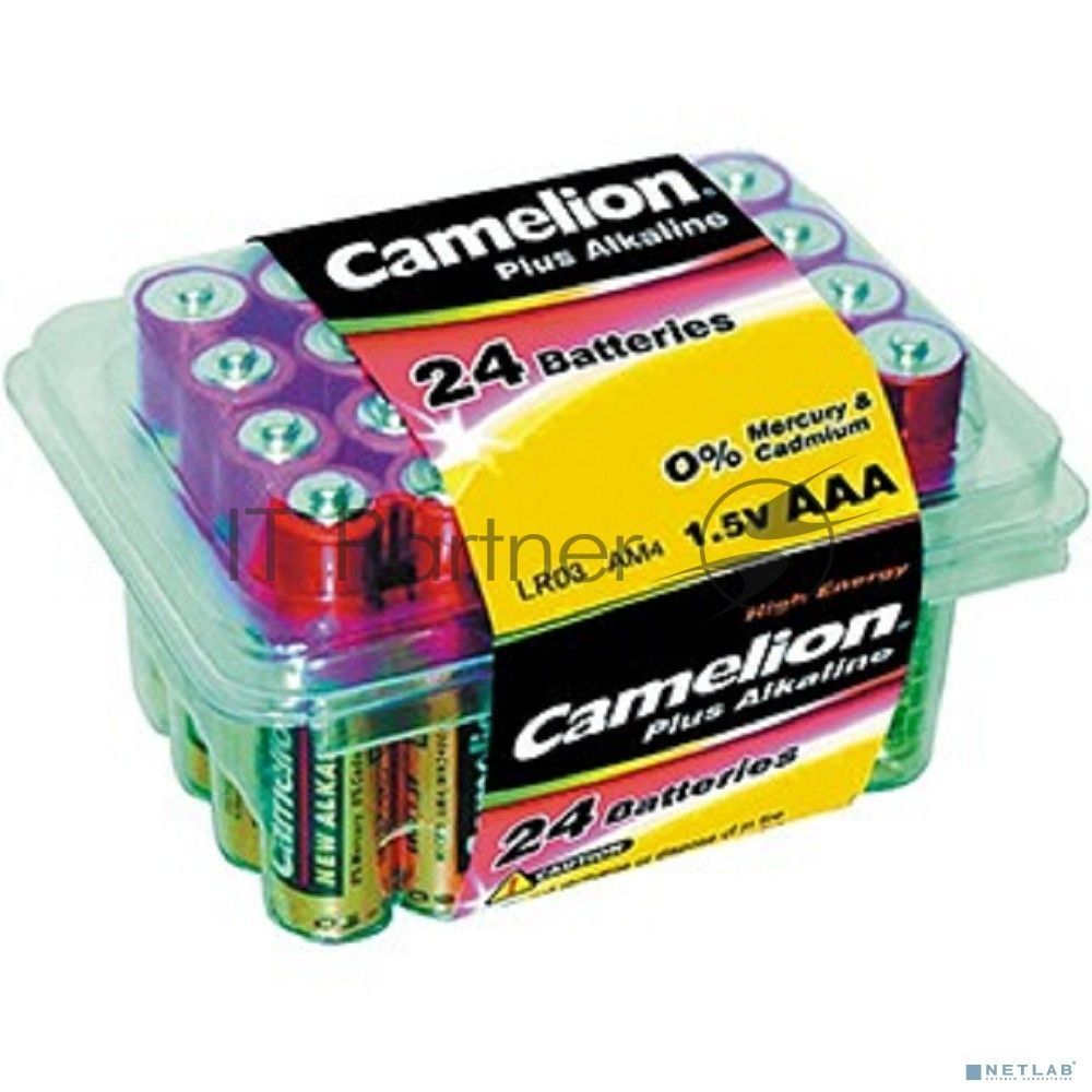 Батарейка Camelion LR03 Plus Alkaline PB-24 1.5В