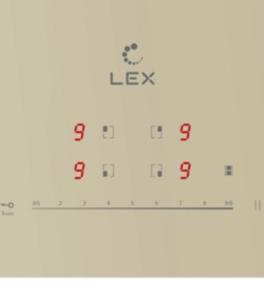 Индукционная варочная поверхность Lex EVI 641A I IV слоновая кость